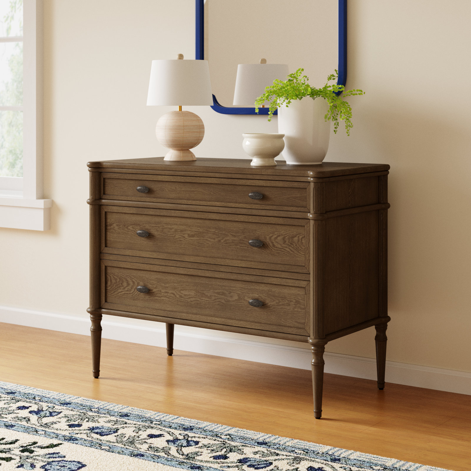 Susie 3 - Drawer Dresser, Toasted Oak