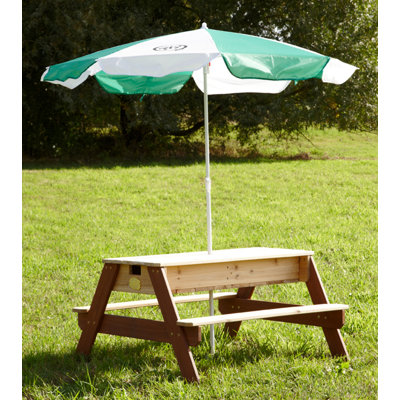 Axi Sand/Water Picnic Table Nick with Umbrella