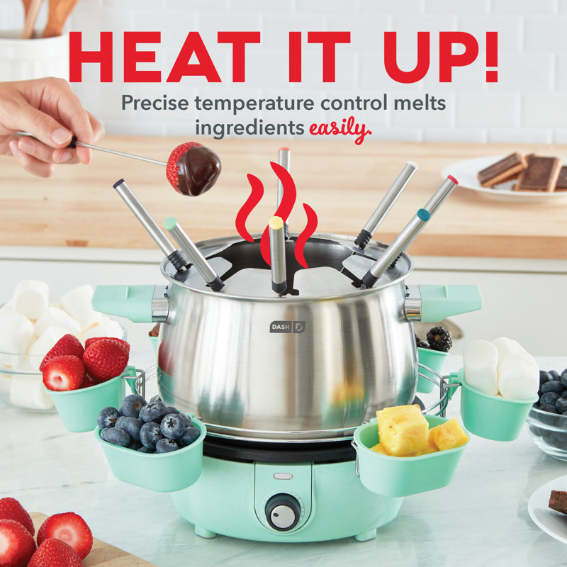 Dash Deluxe Fondue Maker, Blue