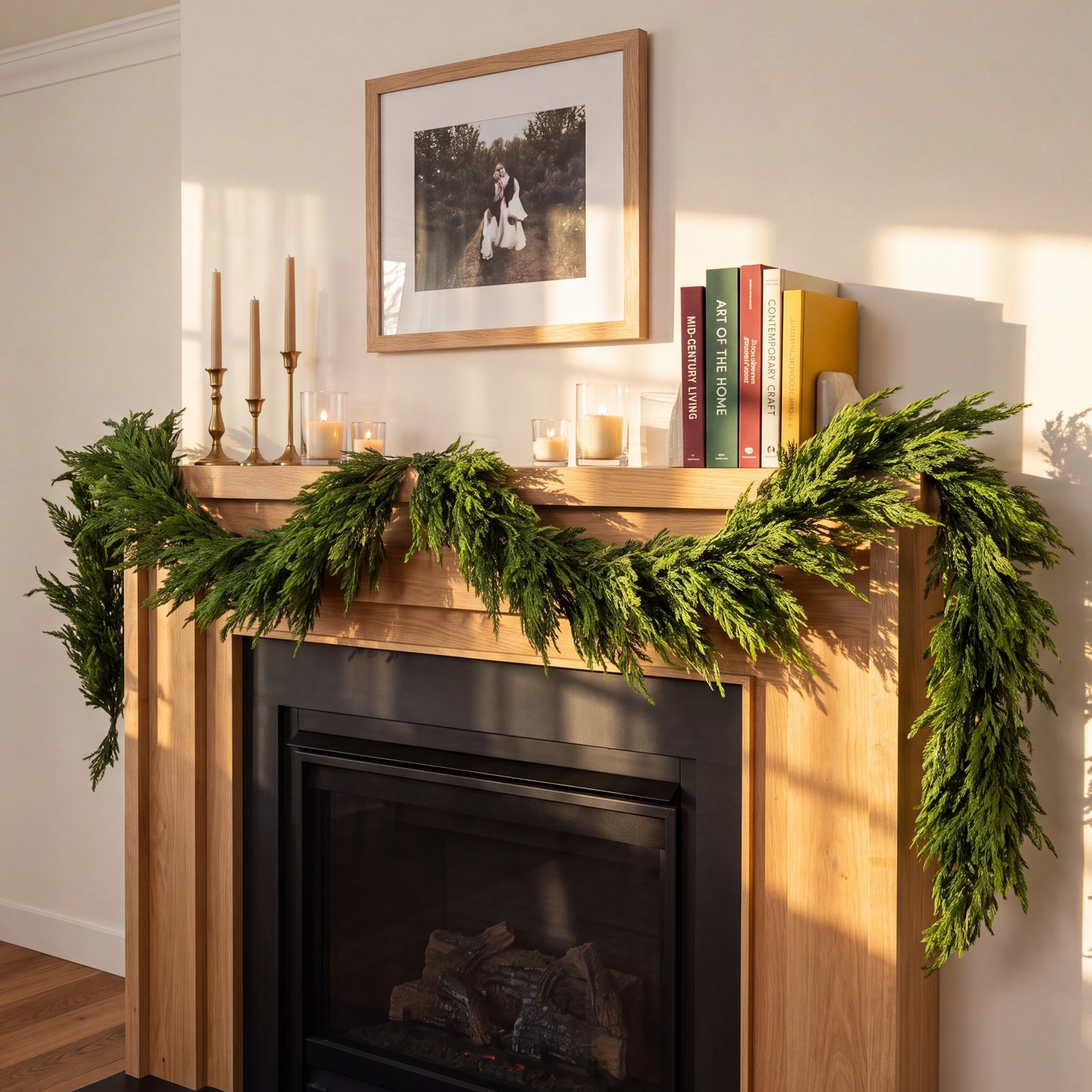 72" Norfolk Pine Christmas Garland