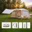 Tentes gonflables pour le camping (beige)