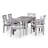 Rectangular 7-Piece Dining Set, Outdoor Patio