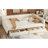 Full Size Upholstered Platform Bed With USB And 2 Drawers, Beige-742645807