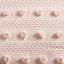 Édredon rose - détails, rembourrage, design,