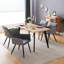 Kamryn 46cm H Linen Upholstered Metal Armchair-138588377
