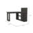 Writing Computer Desk, Five Open Shelves-1584559118