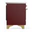Cuisinière à induction 36 pouces avec 6 éléments à induction en bourgogne Majestic III Series (garniture laiton)-124828870-124828848