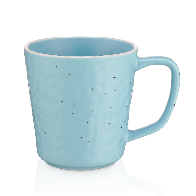 Stone Lain Elena 4-Piece Mug Set Stoneware, Blue