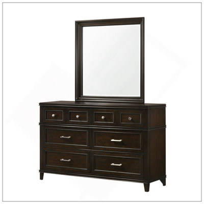 Commode 6 tiroirs Merlot