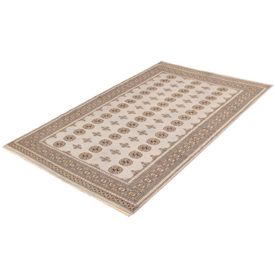 Archimedes One-of-a-Kind 6'1" X 9'7" New Age Wool Area Rug in Gray