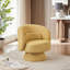 Fauteuil demi-tonneau pivotant à 360 degrés avec coussins décoratifs style Sherpa-1770575600