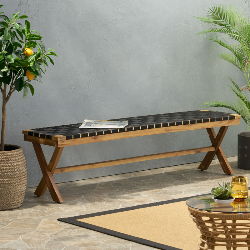 BANFF BENCH, Park Bench Outdoor Seating For Garden, Yard, Park, Entryway
