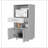 White Pantry Cabinet Microwave Stand