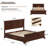 Abner Solid Wood Platform Bed-124360789-112013487