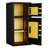 Large Double-Door Coin-Operated Safe,Digital Security Safe With Keypad And Key,3.5 Cubic Feet Safe Box With Hidden Code Function For Home,Office And Hotel