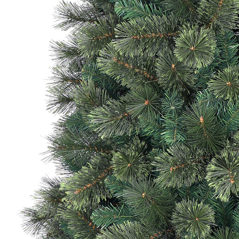 Artificial Pine Christmas Tree with Color & Clear Lights, 6 Ft, Not Pre-Lit
