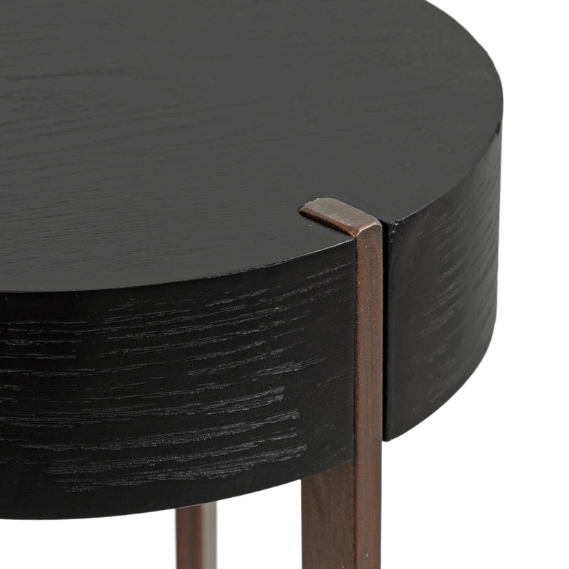 Table ronde en bois