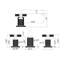 Robinet pour salle de bain Diamond-Knurl