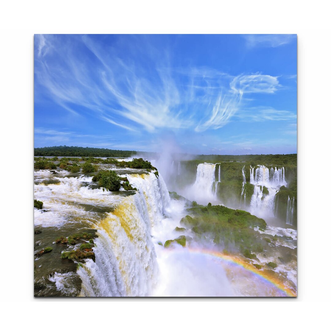 Leinwandbild Wasserfälle im Brasilianischen Regenwald