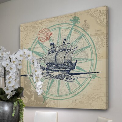 Come Sail 2' Painting Print on Wrapped Canvas -  Marmont Hill, MH-CSTLCT-72-C-18