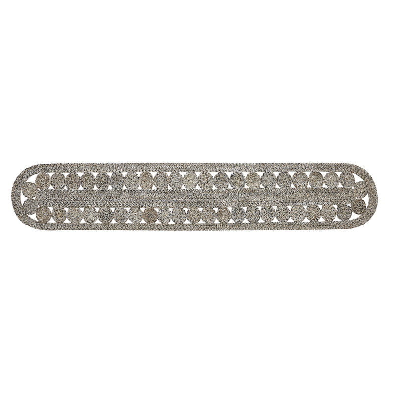 Tapis de couloir intérieur / extérieur Marfried Celeste, gris, L 72 po x l 12 po