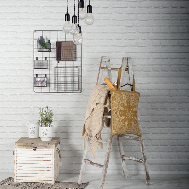 Sac de rangement en coton Bungalow Rose