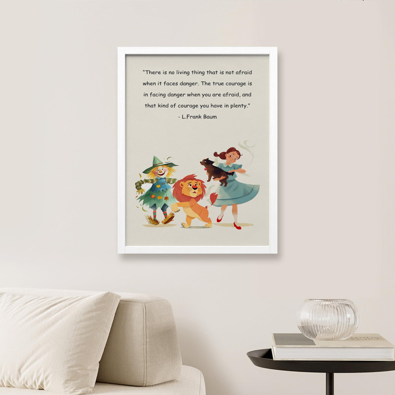 "Citation de beauté pour enfants" sur papier, Blanc, H 10 po x l 8 po
