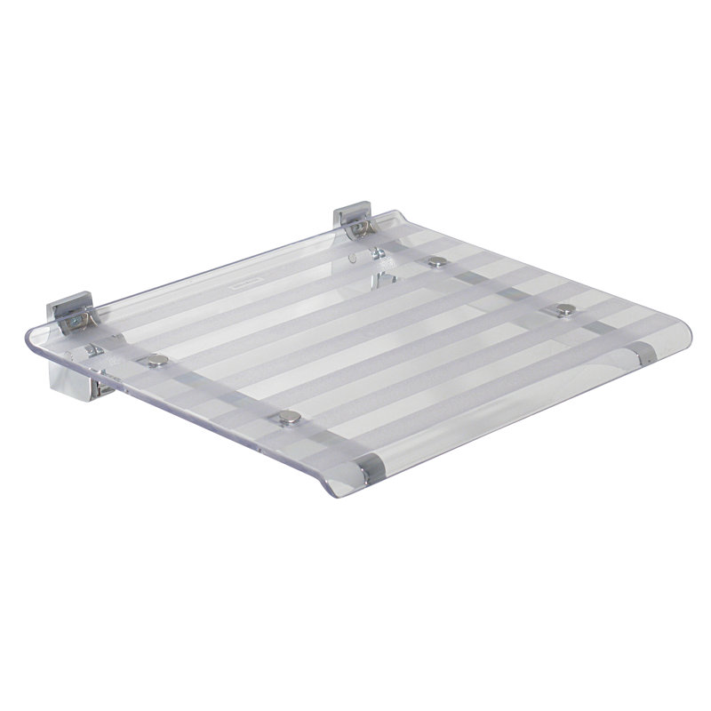 Tablette de douche Leo, Transparent