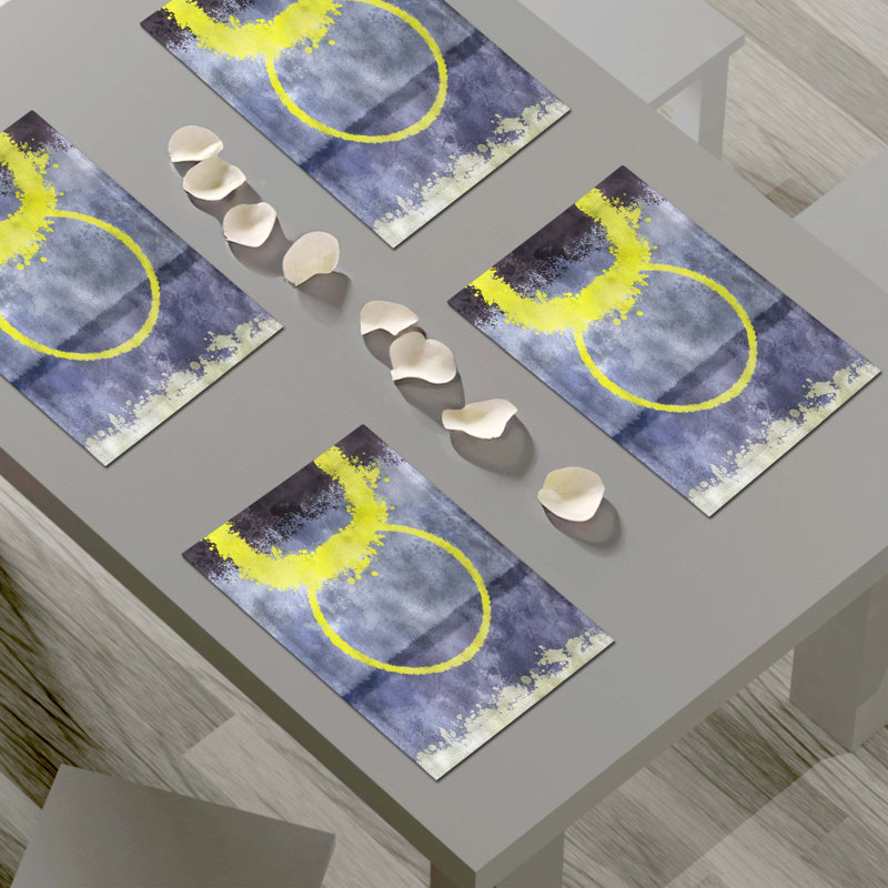 Aviyana Polyester Abstract Placemat