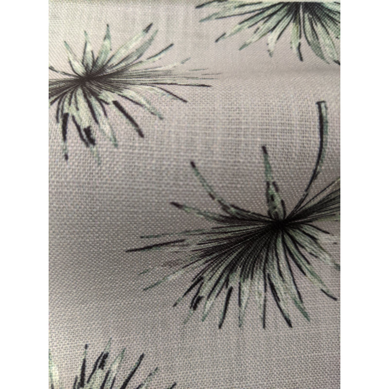 Tissu antilles, Gris / Vert