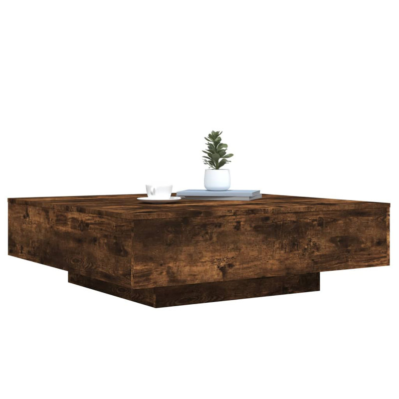 Gayleen Manufactured Wood Frame Single Coffee Table, Smoked Oak