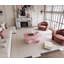 Table basse 35 "en forme de nuage rose, table basse minimaliste moderne en forme de pétale avec pieds sphériques, table de salon Macaron rose pour enfants et animaux de compagnie-579834126