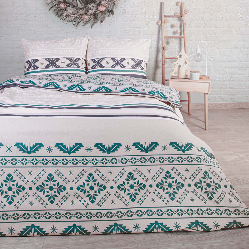 Cotton Duvet Cover Set with Pillow Shams