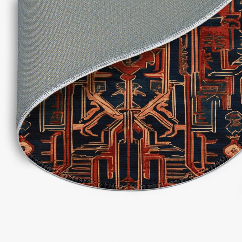 Tapis intérieur et extérieur ArtDeco, Rond 5 pi