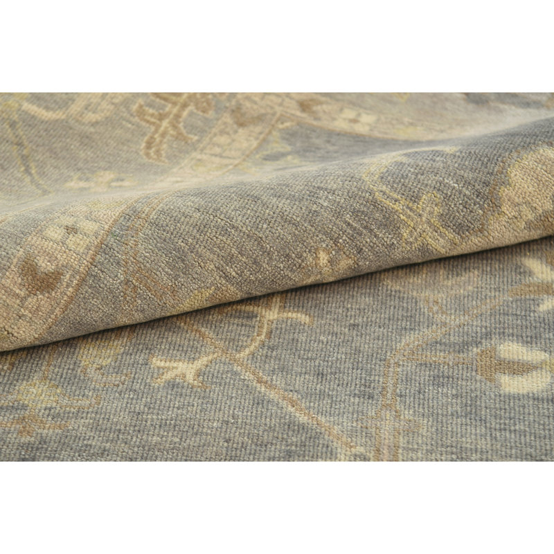 TUKNOUSHAGYLB Wool Oriental Area Rug, Rectangle 9' x 12'
