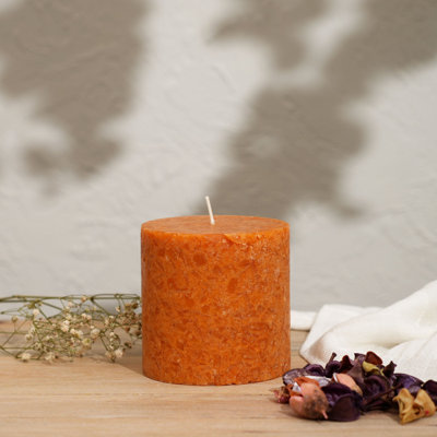 Citrus Scented Pillar Candle