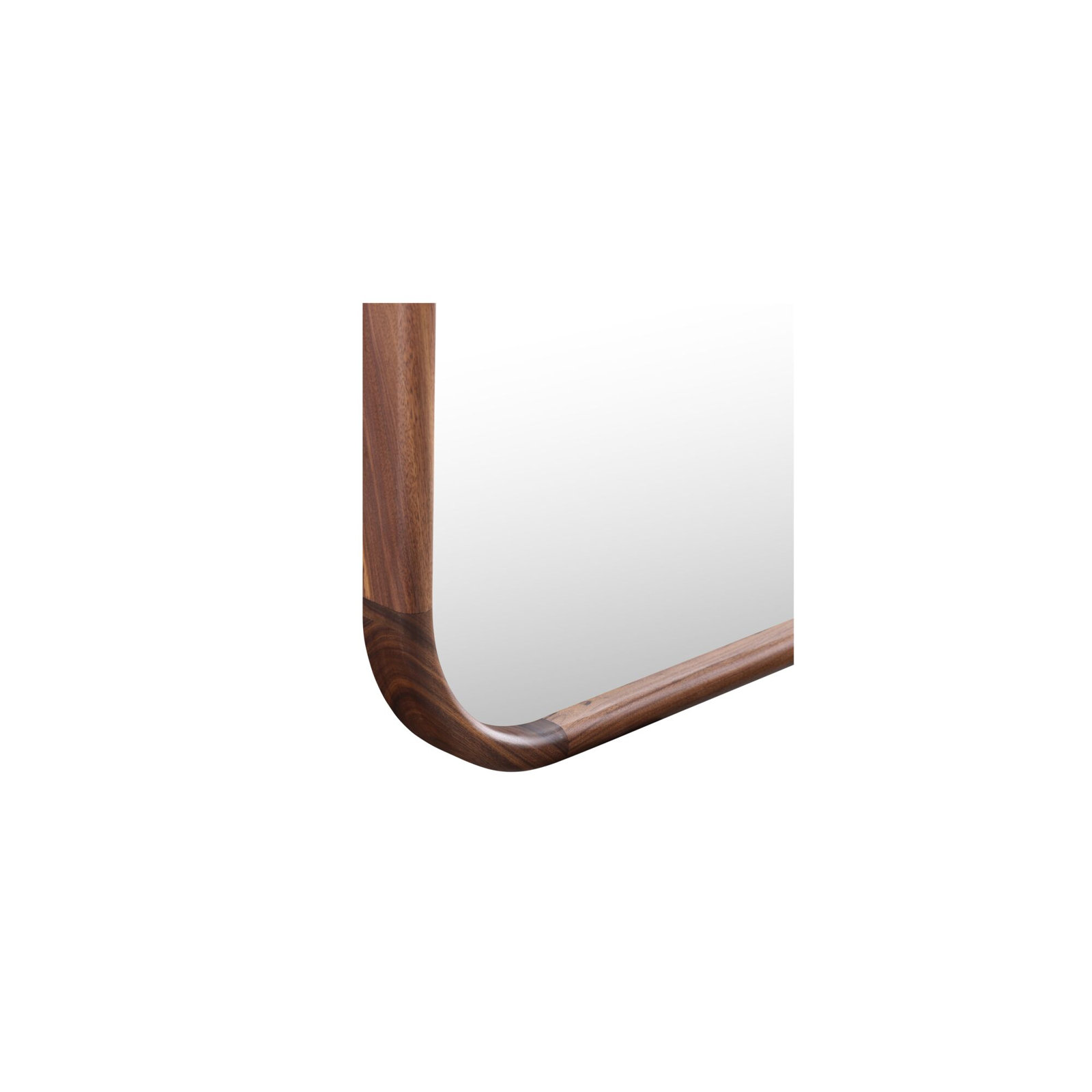 32" Oak Full-Length Mirror, Brown