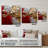 Cardinal Sin Retro Delight Abstract Red & Gold - Abstract Painting Acrylic Wall Art Decor-2054306821