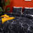 Comforter Set Geometric Bedding Set 3 Pieces Strips Grid Comforter Set-119687714-115712540