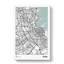 Map Doha Qatar - Wrapped Canvas-61882173