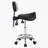 Saddle Stool with Back Support, Rolling Stools with Foot Rest, Ergonomic Adjustable Stool with Wheels, Backrest Adjustable Height & Angle for Salon Spa Tattoo Massage Office Swivel Stool Chair