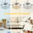 Haliey 4 - Blade LED Crystal Ceiling Fan with Remote Control and Light Kit Included-1008224073