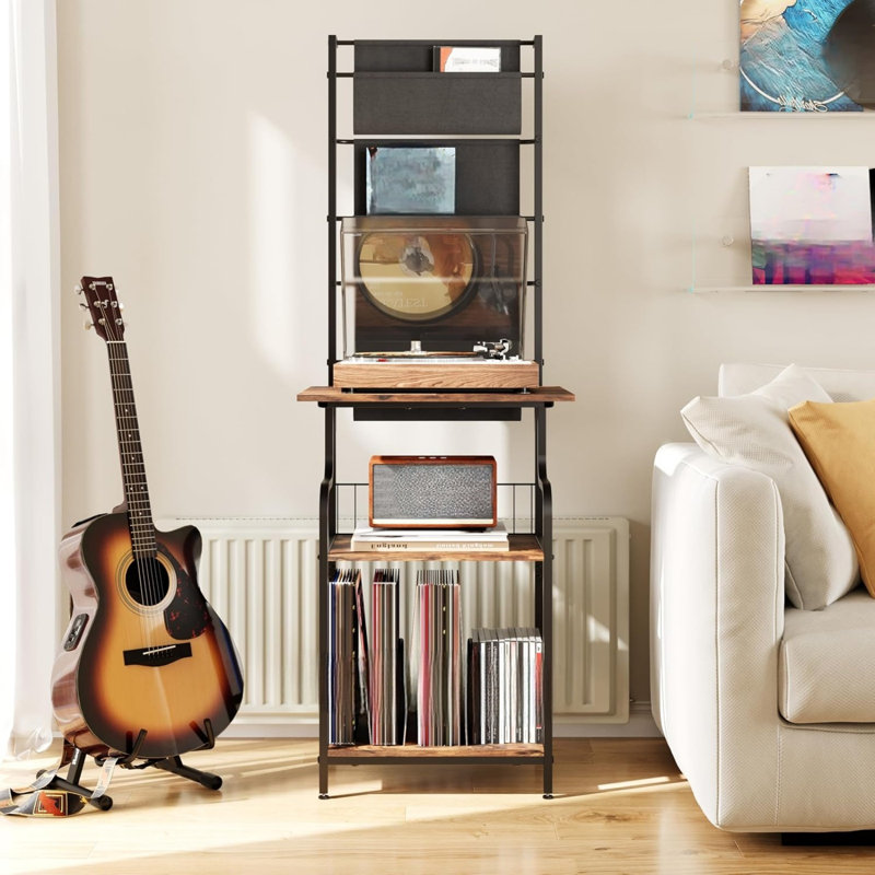 144.6 cm H Media Shelves