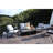 Rectangular Black Terrazzo Fireplace