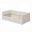 Structure de lit de jour extensible revêtue de chenille avec couchette Draw Tiroirs de rangement-977589309