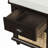 Rustic Storage Bench with 3 Drawers and 3 Rattan Baskets-180197936