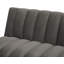 Camille Chaise Longue Daybed in Velvety Fabric-1622781923