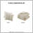 Comfortable Cotton Bedding Sets, Striped Taupe Design For Home Use