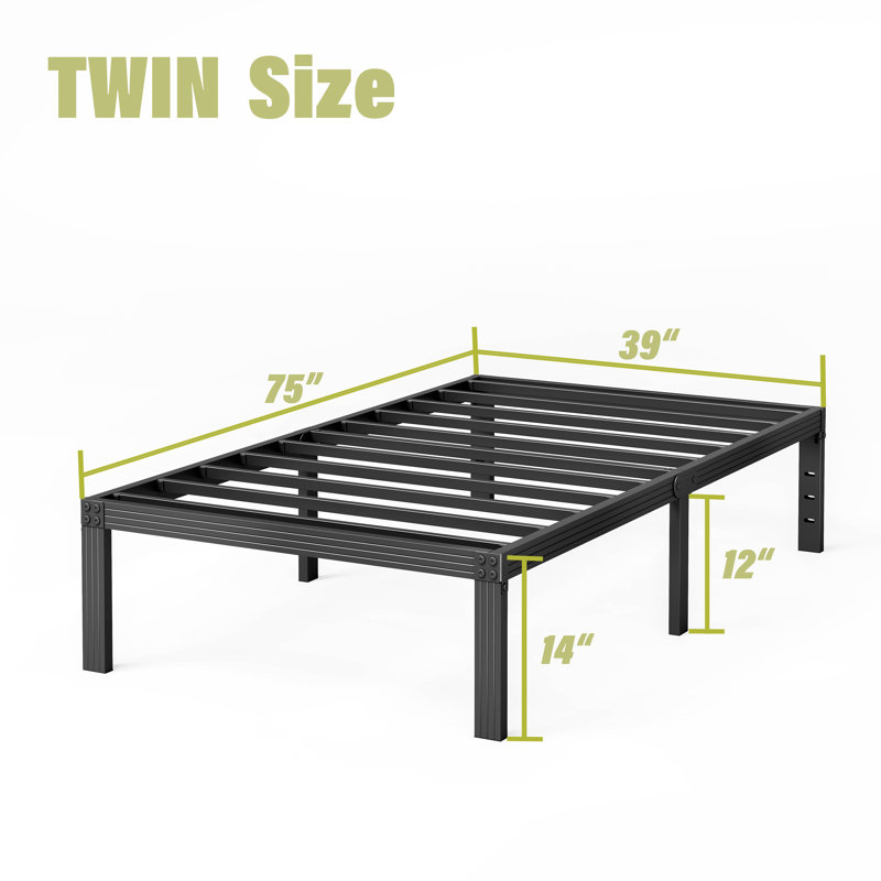 Base de lit avec rangement Edmonson, Simple
