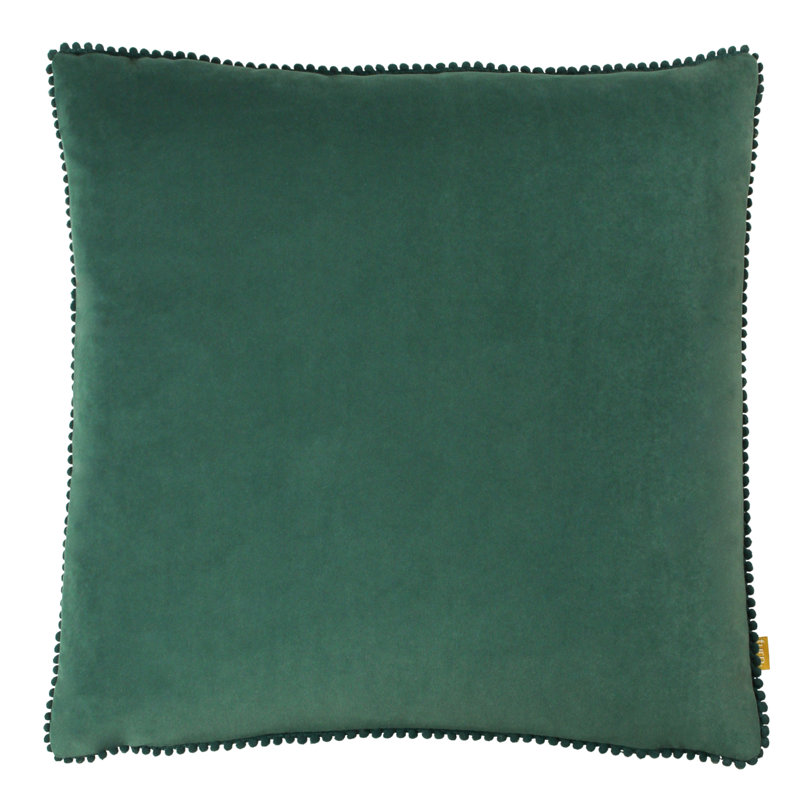 Square Cushion, Ochre, Polyester/Polyfill